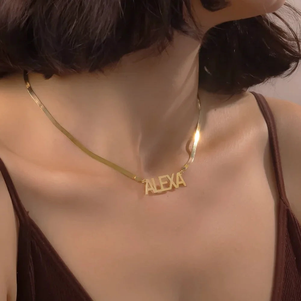 Custom Name Necklace Style ER131