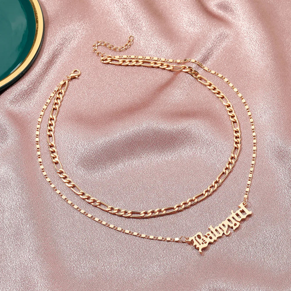 Custom Name Necklace Style ER155