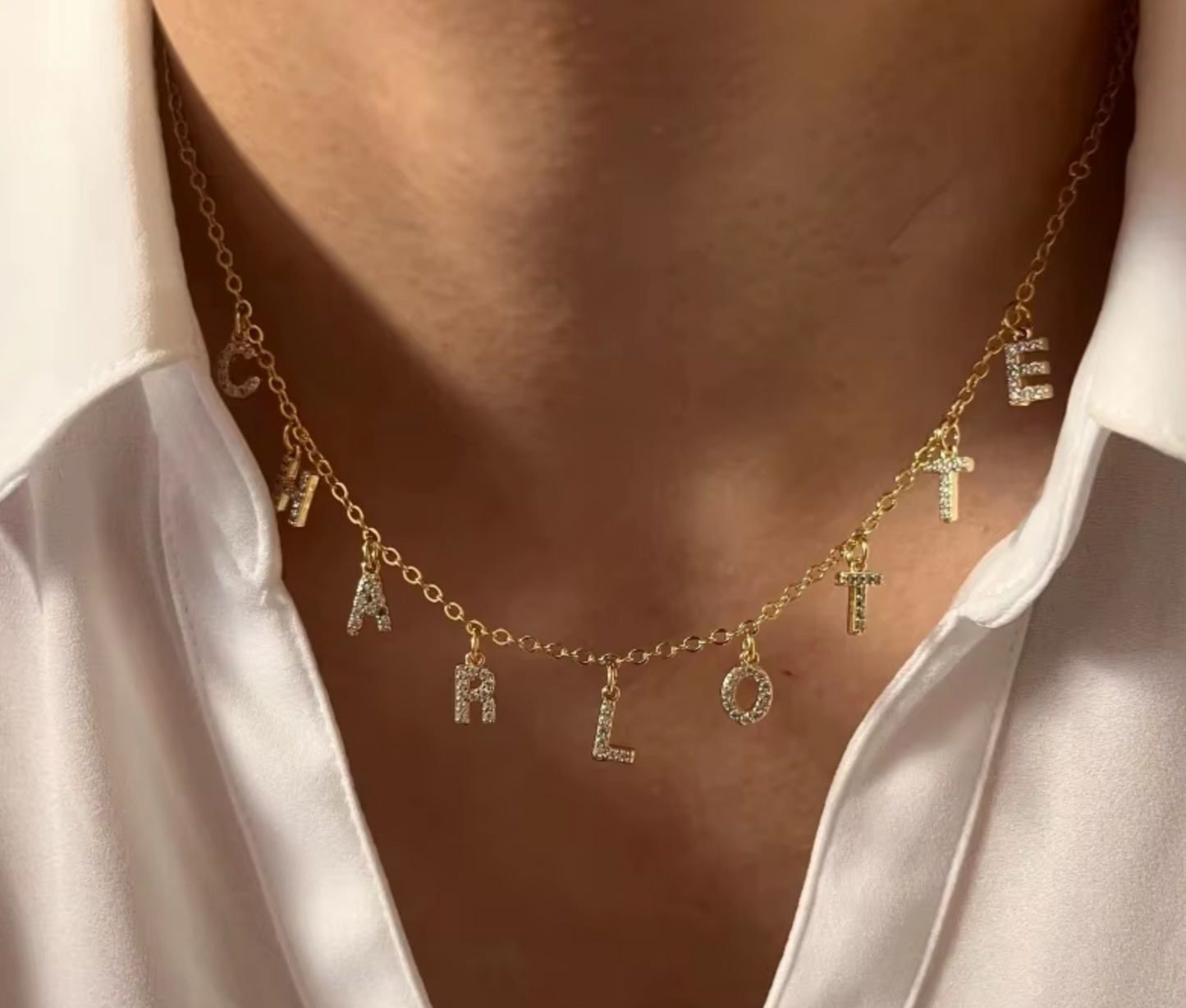 Custom Name Necklace Style ER154