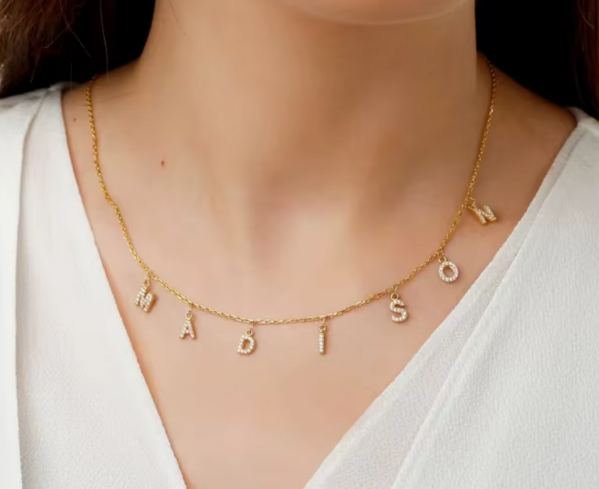 Custom Name Necklace Style ER154