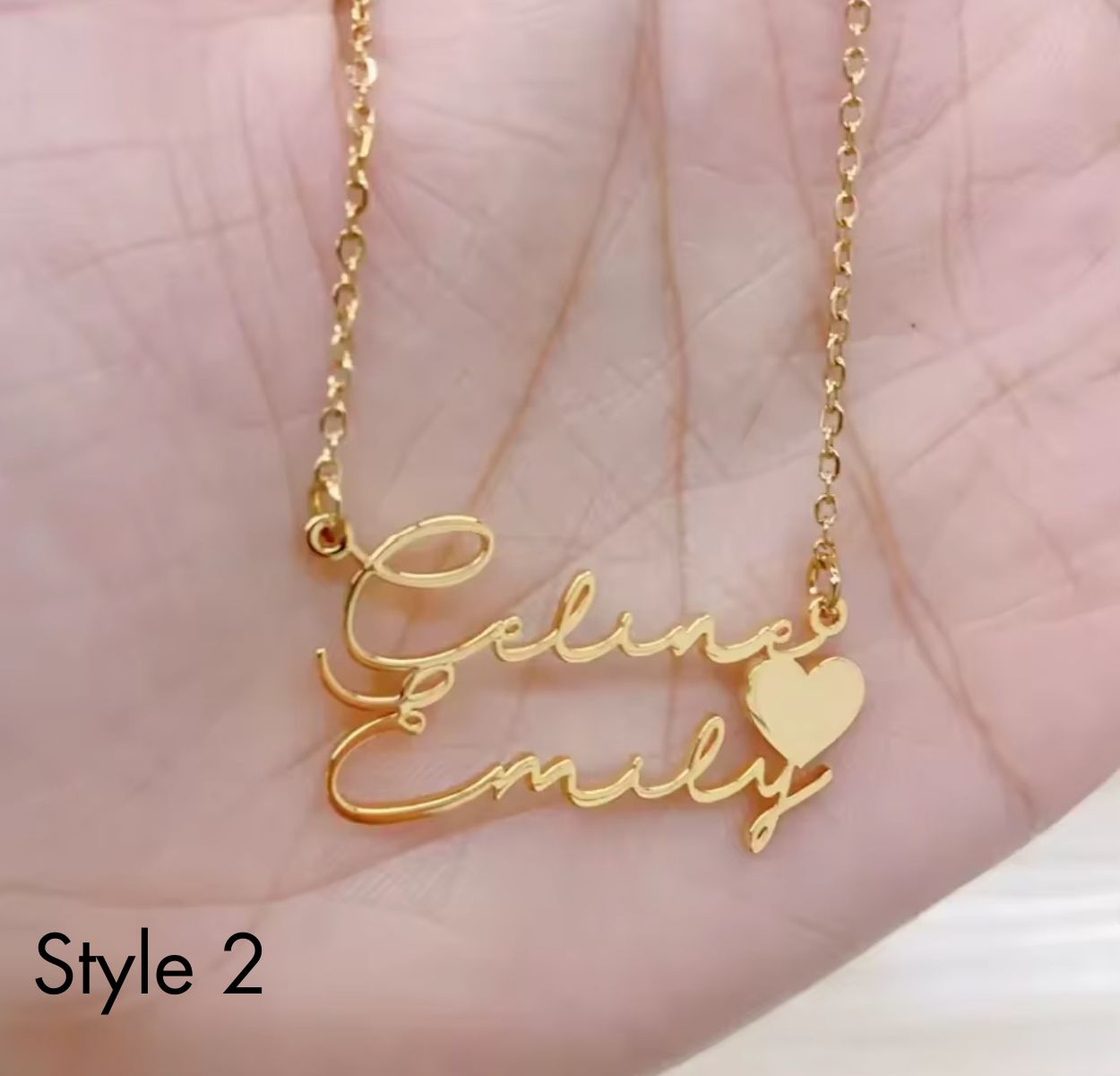 Custom Name Necklace Style ER150