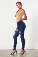 Load image into Gallery viewer, Sayra Distressed Jeans
