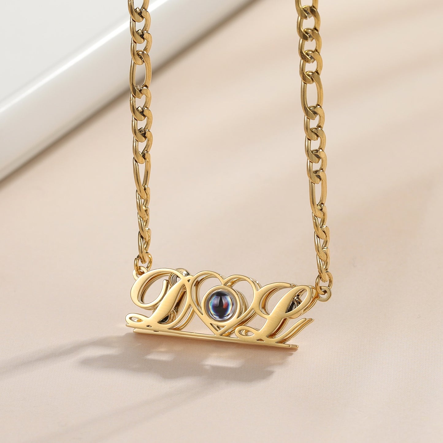 Custom Name Projection Photo Necklace Style ER86