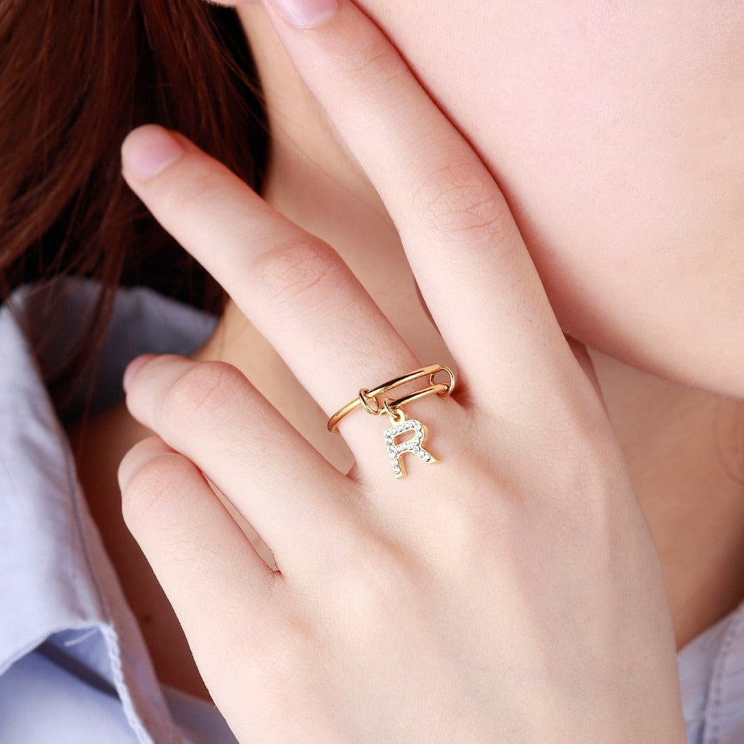 Custom Initial Ring Style ER79
