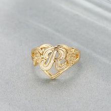Cargar imagen en el visor de la galería, Custom Initial Ring Style ER78
