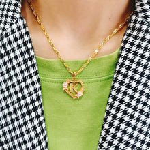 Cargar imagen en el visor de la galería, Custom Initial Necklace Style ER77
