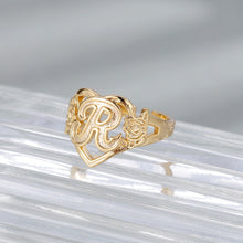 Cargar imagen en el visor de la galería, Custom Initial Ring Style ER78
