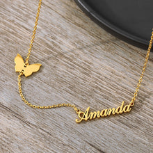 Load image into Gallery viewer, Custom Name Necklace Style ER71
