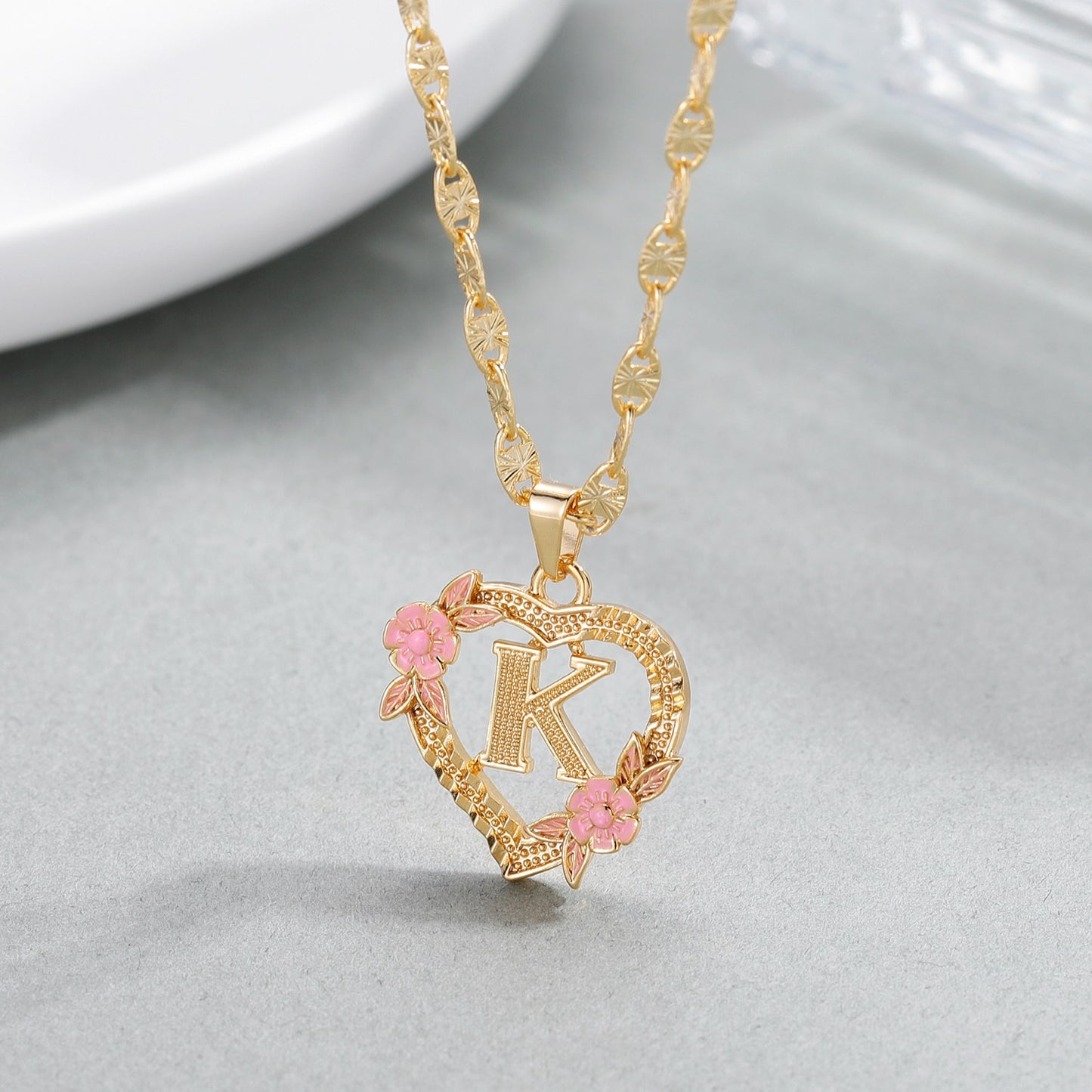 Custom Initial Necklace Style ER77
