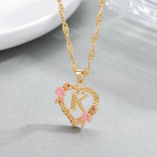 Cargar imagen en el visor de la galería, Custom Initial Necklace Style ER77

