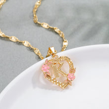 Load image into Gallery viewer, Custom Initial Necklace Style ER77
