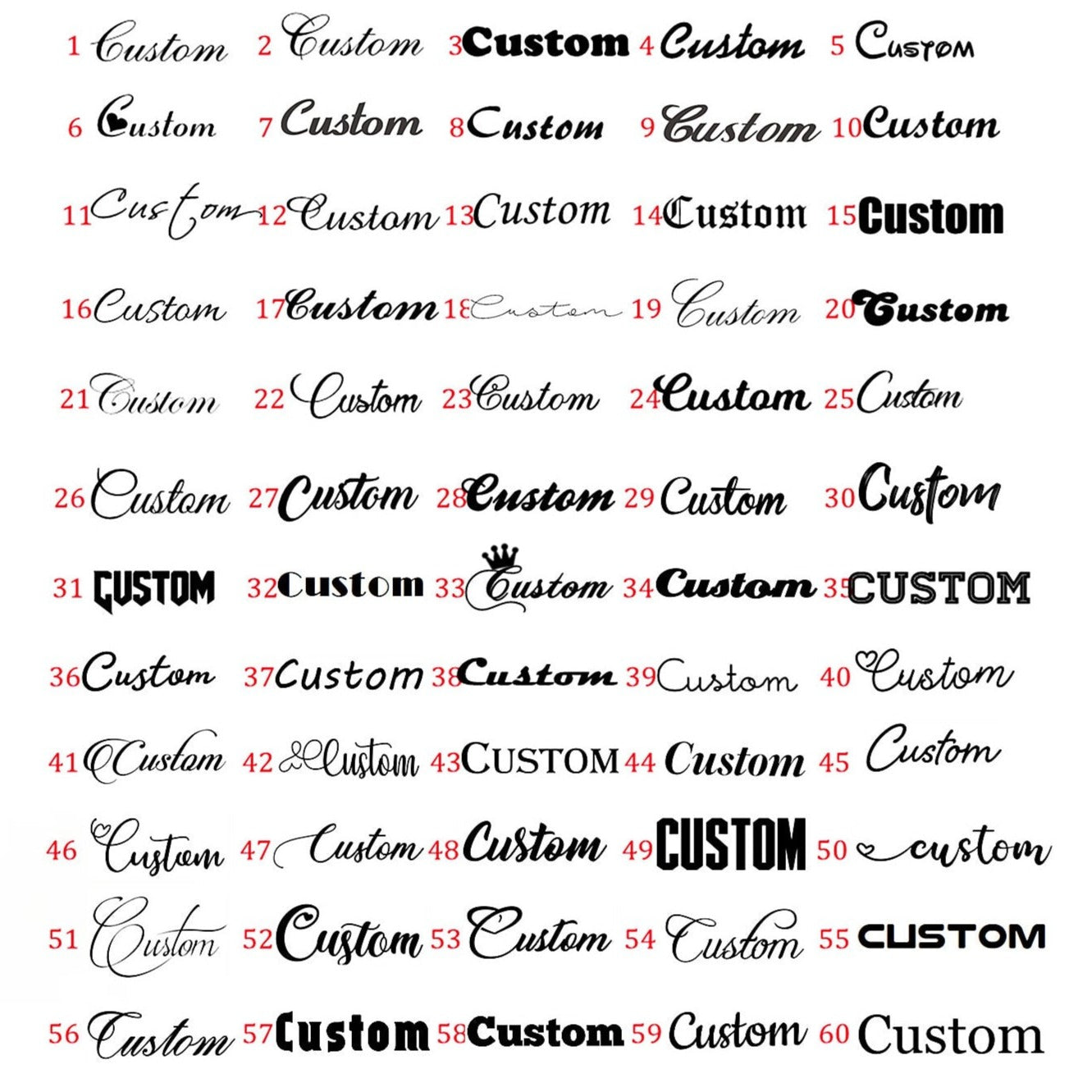Custom Name Necklace Style ER74