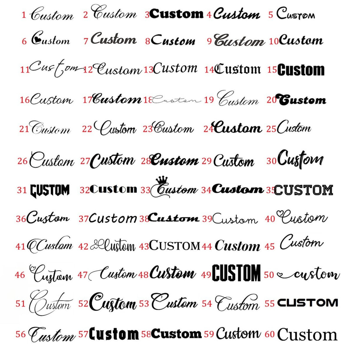 Custom Name Necklace Style ER74