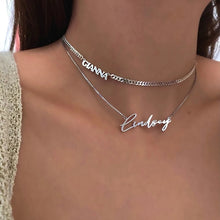 Cargar imagen en el visor de la galería, Custom Name Necklace Style ER82
