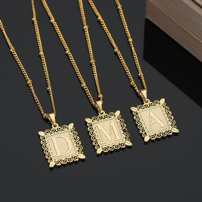 Custom Initial Necklace Style ER83