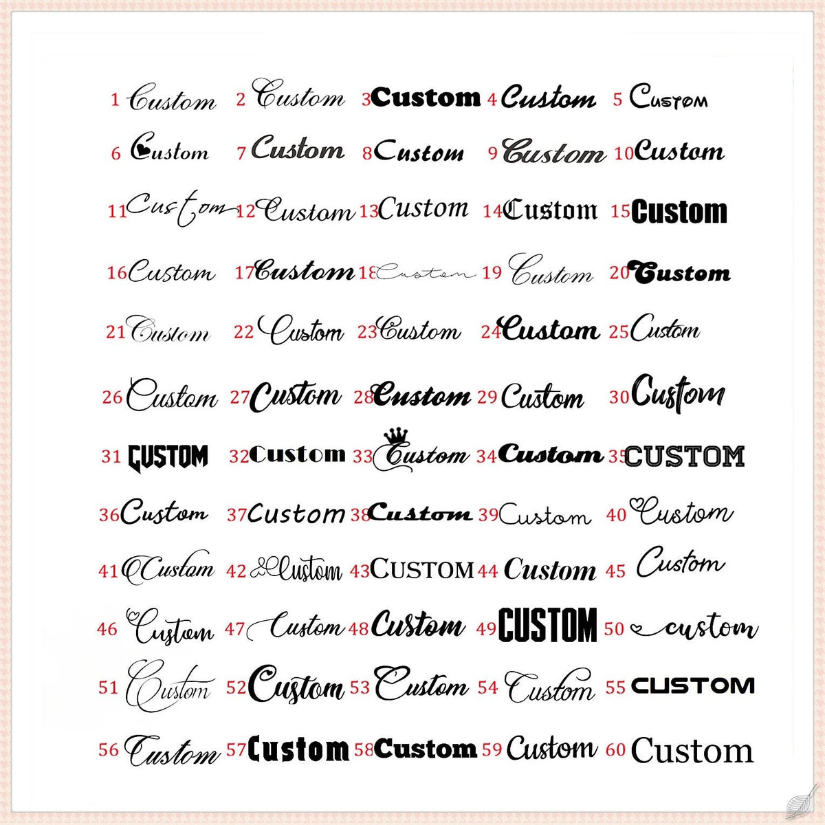 Custom Name Necklace Style ER82