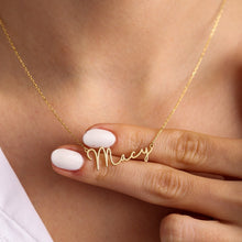 Cargar imagen en el visor de la galería, Custom Name Necklace Style ER63
