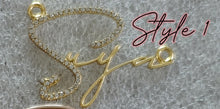 Load image into Gallery viewer, Custom Name Necklace Style ER80
