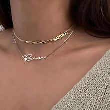 Cargar imagen en el visor de la galería, Custom Name Necklace Style ER82
