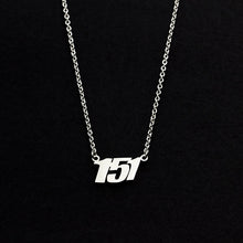 Cargar imagen en el visor de la galería, Custom Number Date Necklace Style ER47
