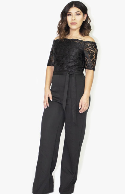 Daisy Lace Jumpsuit