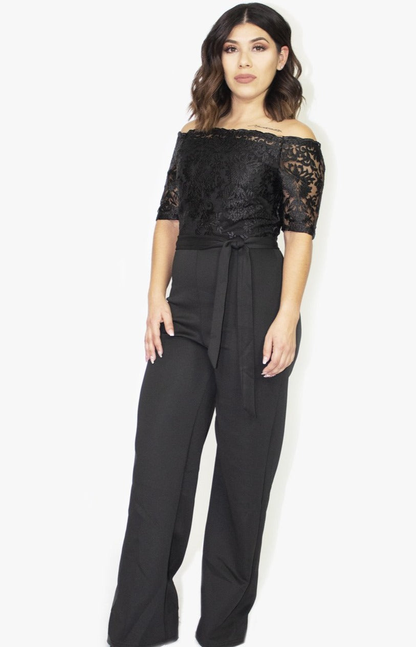 Daisy Lace Jumpsuit