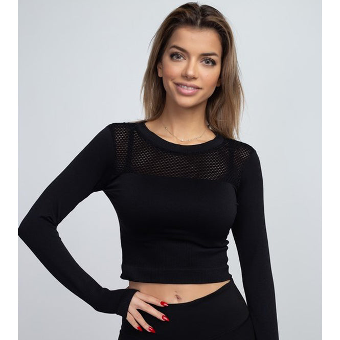 Allison Crop Top - Black