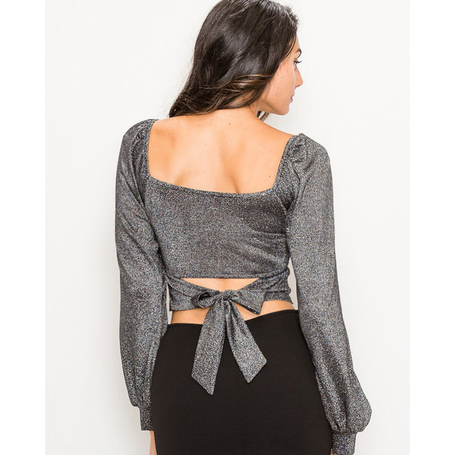 Glitter Babe Crop Top