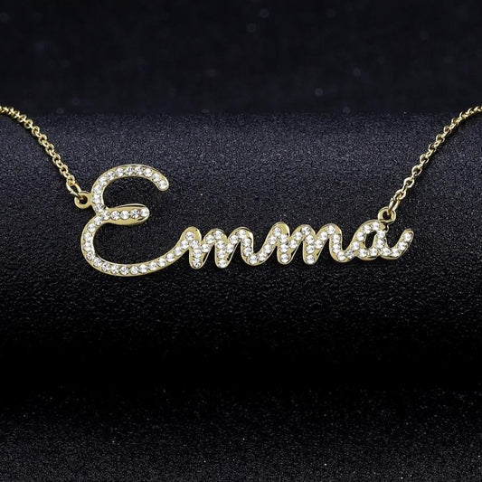 Custom Bling Name Necklace Style ER25