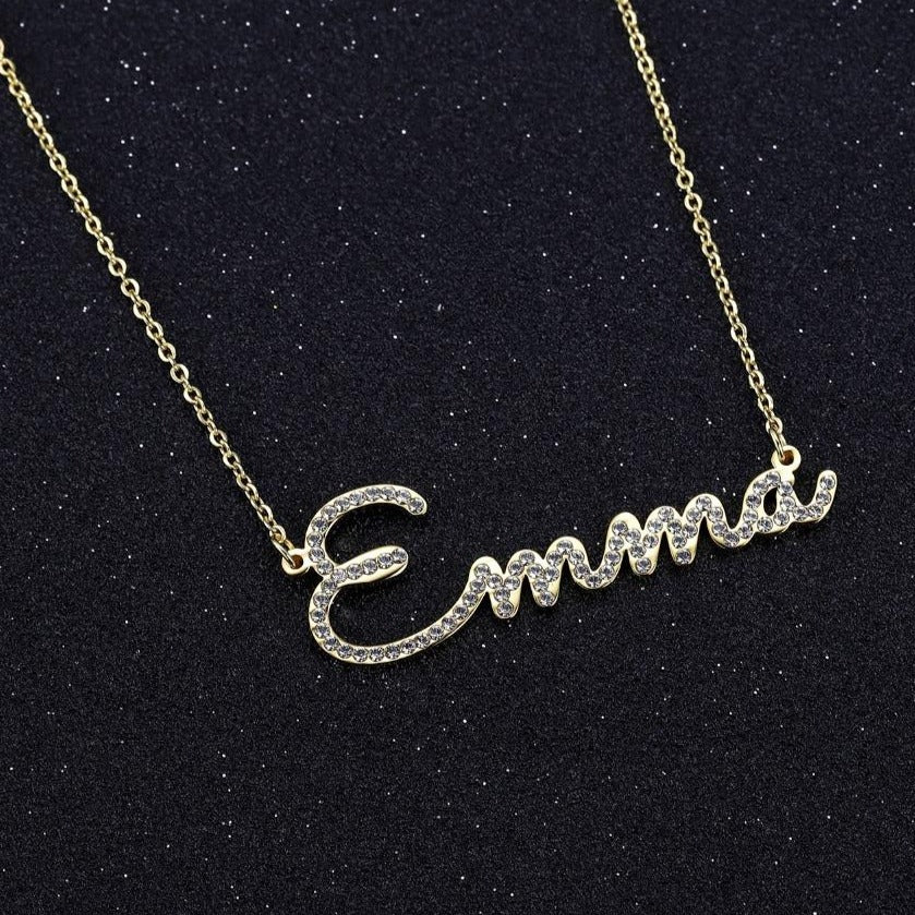 Custom Bling Name Necklace Style ER25