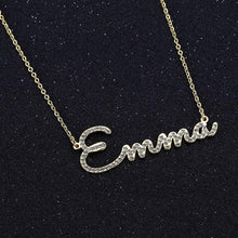 Load image into Gallery viewer, Custom Bling Name Necklace Style ER25
