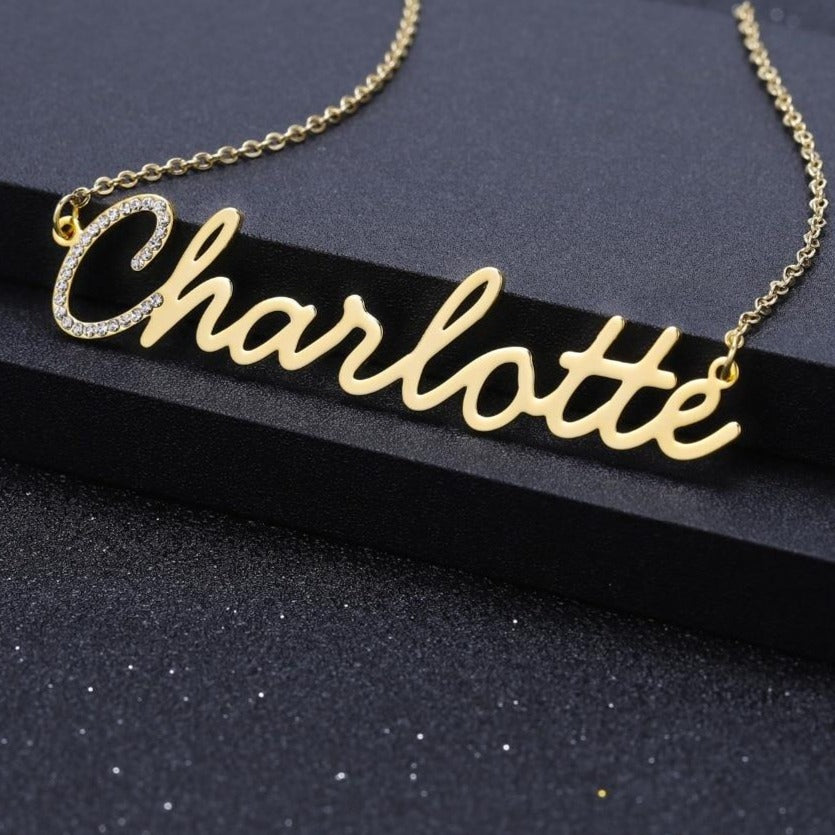 Custom Name Bling Necklace Style ER27