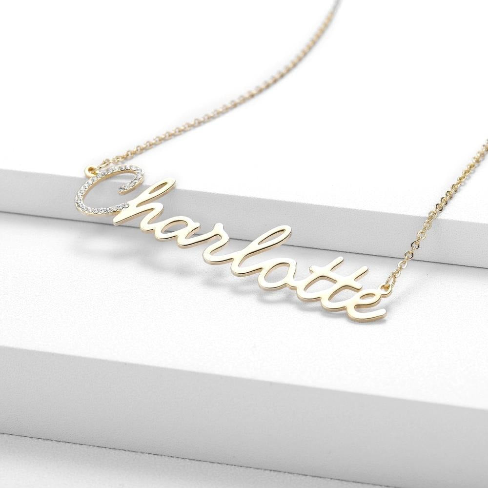 Custom Name Bling Necklace Style ER27