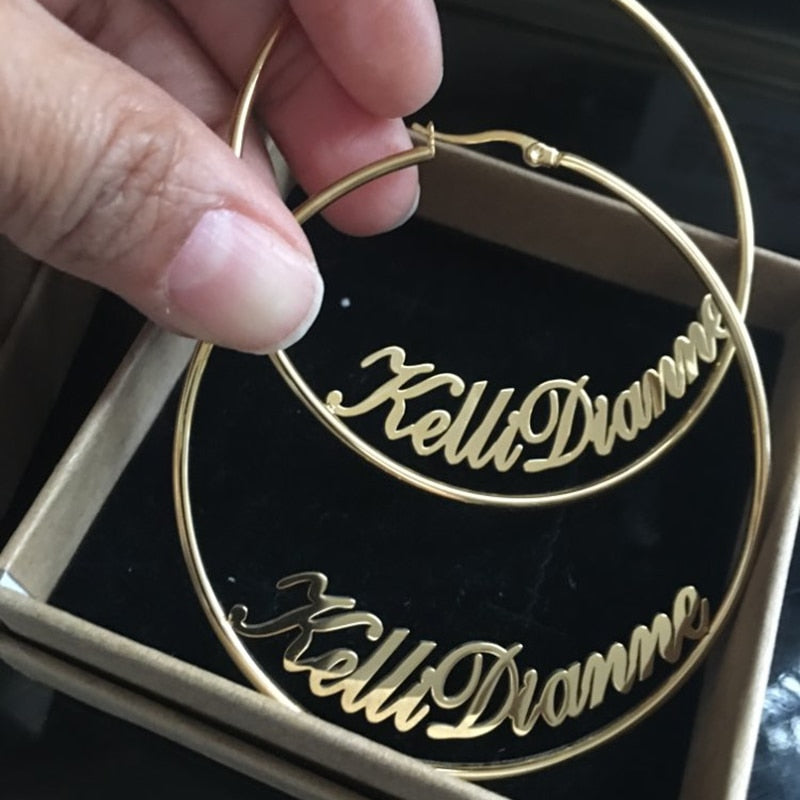 Custom Name Earrings Style ER12