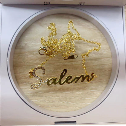 Custom Name Bling Necklace Style ER27