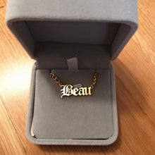 Load image into Gallery viewer, Custom Name Old English Necklace Style ER 45
