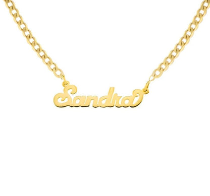 Custom Name Old English Necklace Style ER 45