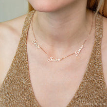 Load image into Gallery viewer, Custom Name Necklace Style ER40
