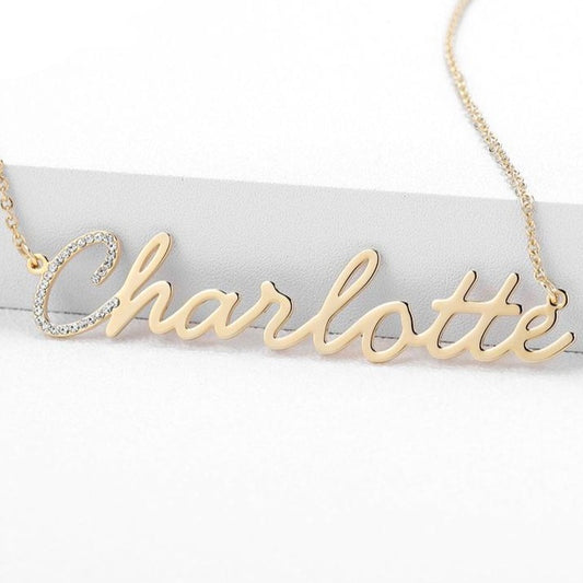 Custom Name Bling Necklace Style ER27