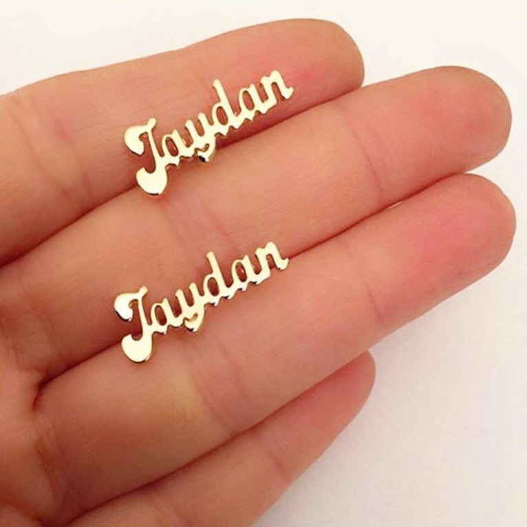 Custom Name Earrings Style ER53