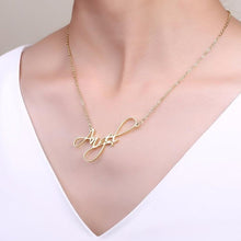 Load image into Gallery viewer, Custom Name Necklace Style ER32
