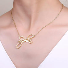 Cargar imagen en el visor de la galería, Custom Name Necklace Style ER32
