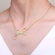 Load image into Gallery viewer, Custom Name Necklace Style ER32
