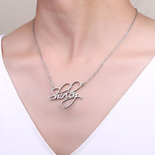 Cargar imagen en el visor de la galería, Custom Name Necklace Style ER32
