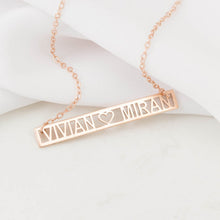 Load image into Gallery viewer, Custom Name Necklace Style ER41
