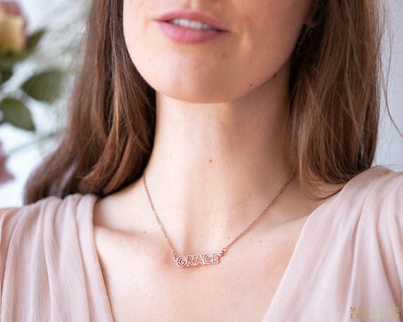 Custom Name Necklace Style ER37