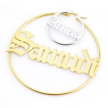 Cargar imagen en el visor de la galería, Custom Name Earrings Style ER13
